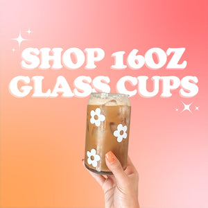 16oz Glass Cups