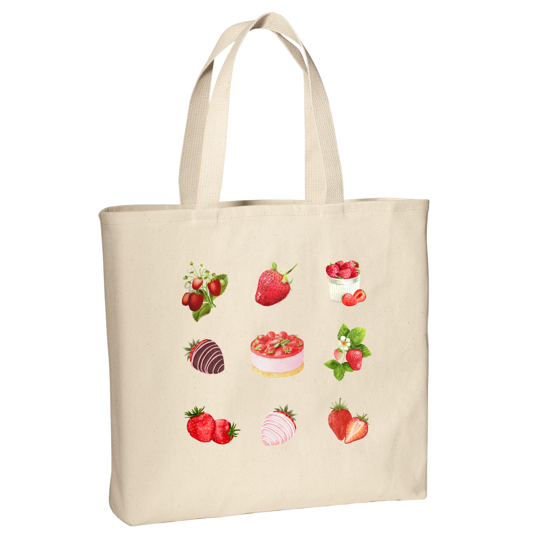 Strawberries Tote Bag