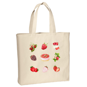 Strawberries Tote Bag