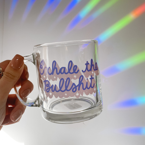 Exhale The Bullshit Mug